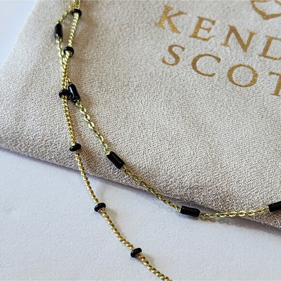 KENDRA DOTTIE MULTI STRAND GOLD NECKLACE - Picture 6 of 7